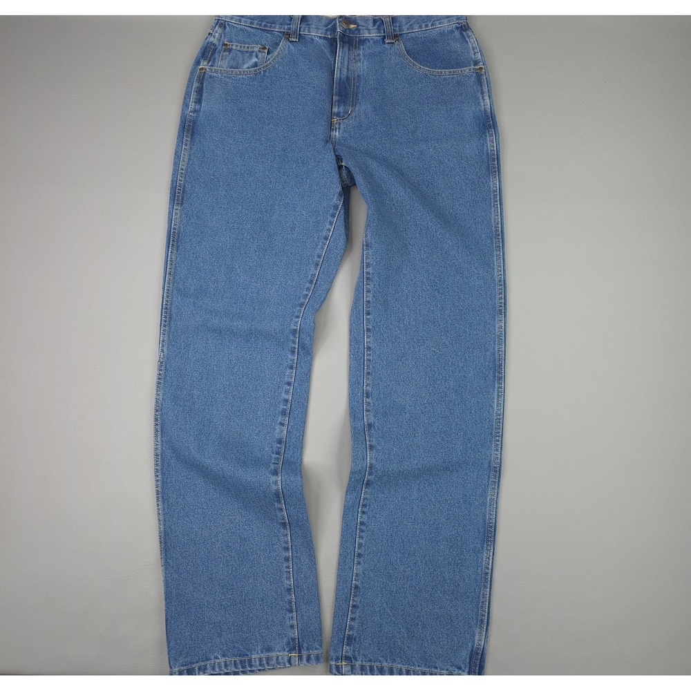 RedHead Jeans Mens 38x36 Blue Relaxed Fit Straight Leg Medium Wash Denim Pants